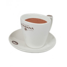 Tasses et sous-tasses à chocolat Monbana (x6)