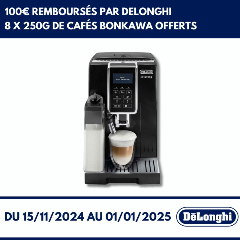 Broyeur Delonghi Dinamica FEB3555B - garantie 5 ans torréfacteur