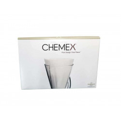 Boite de 100 filtres blanc pour Chemex 3 tasses