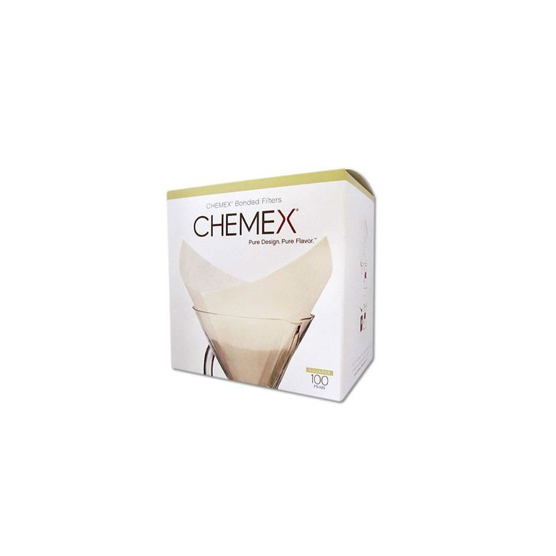 Boîte de 100 filtres blanc pour cafetière Chemex 6-8 tasses