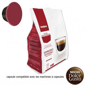 Gimoka Espresso Intenso, capsule compatible Dolce Gusto (x16)