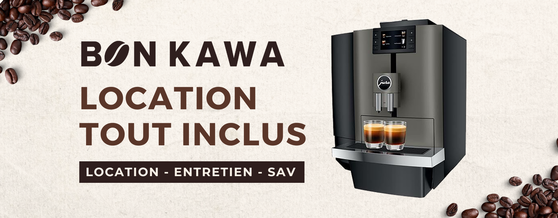 Notre offre de location de machine à café grain